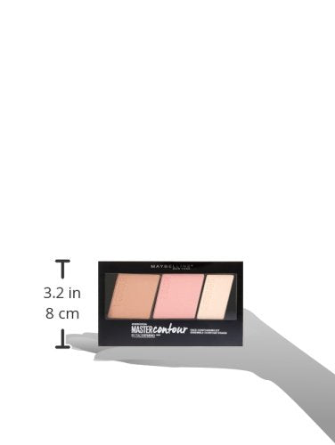 Maybelline New York Facestudio Master Contour 100" Cover case Negro, Light to Medium, 0 0.35