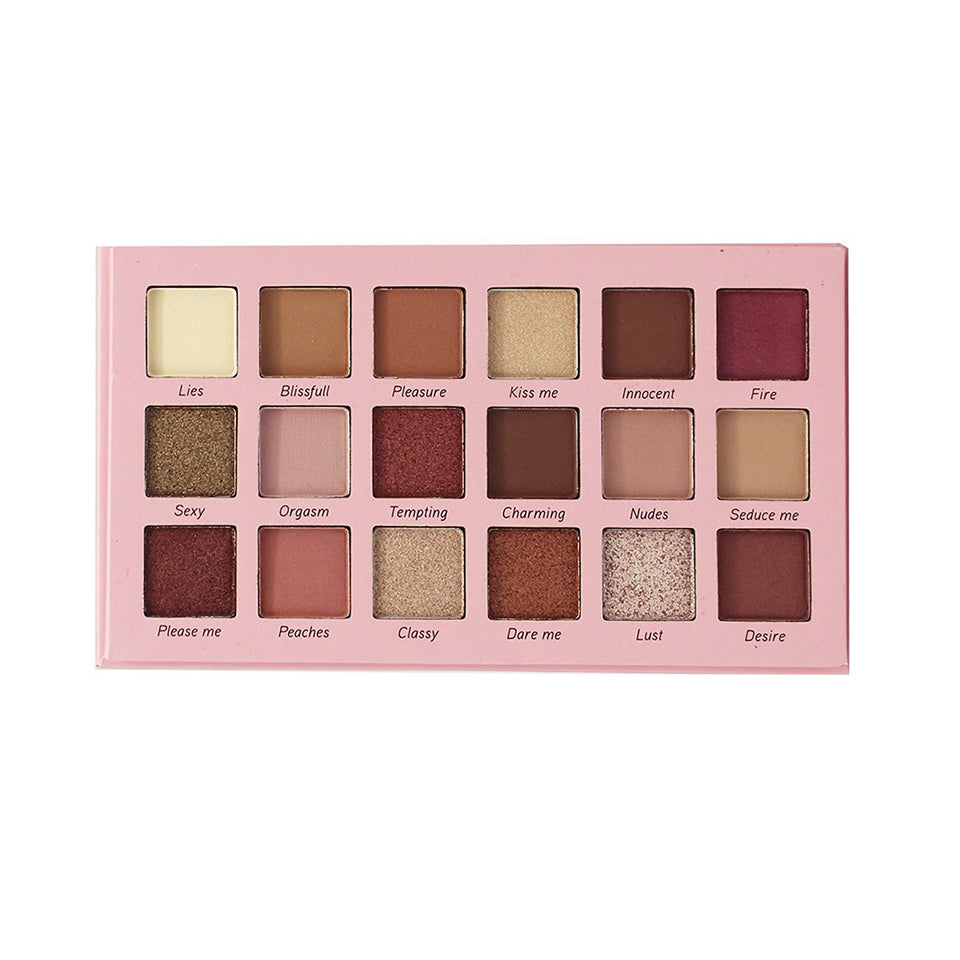 18 Colores Paleta de Sombra de Ojos,Kit Set Profesional Sombra de Ojos,Regalo Perfecto para cumpleaños, Navidad y Otras Fiestas.