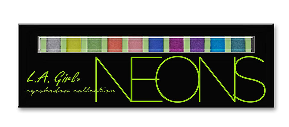 L.A. Girl Beauty Brick Eyeshadow, Neons, 0.42 Ounce