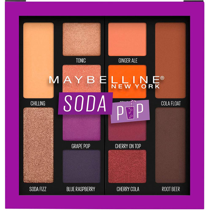 Maybelline Paleta de Sombras para Ojos, Soda Pop, 7.4 g